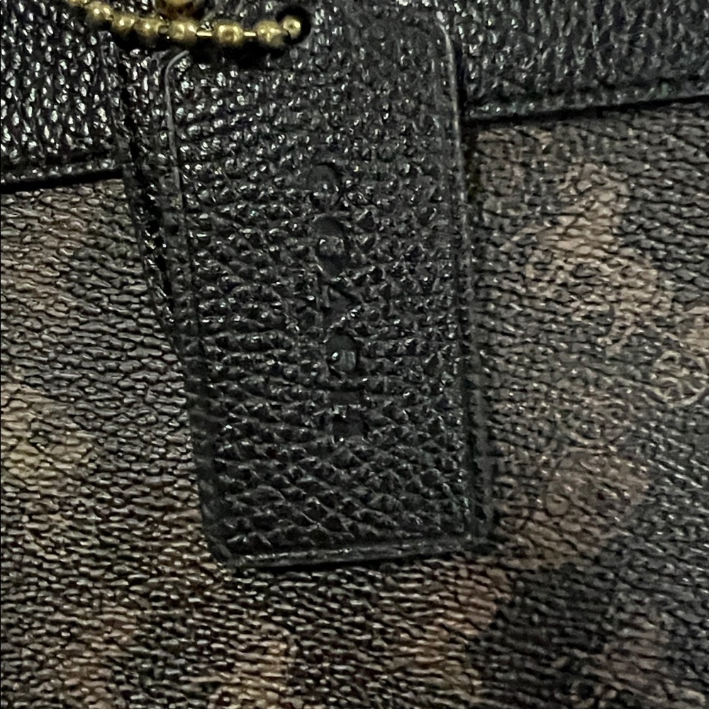 Coach Black and Brown Monogram Briefcase - Picture 2 of 6